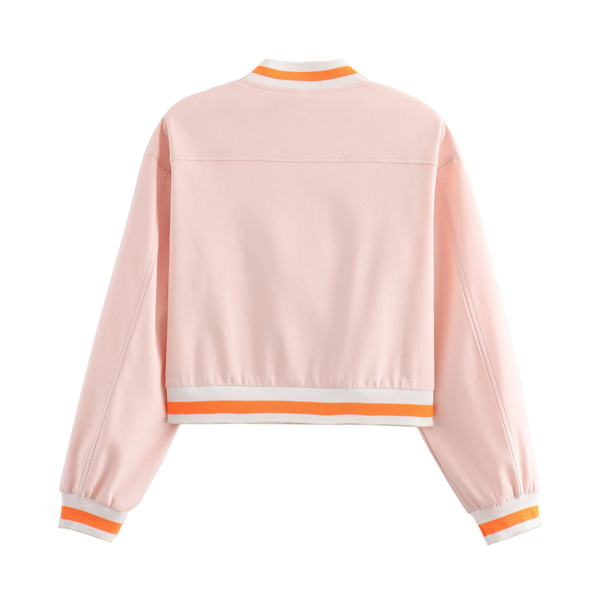 G.O.L.T. -Pink Short Baseball-Style Jacket For Women,