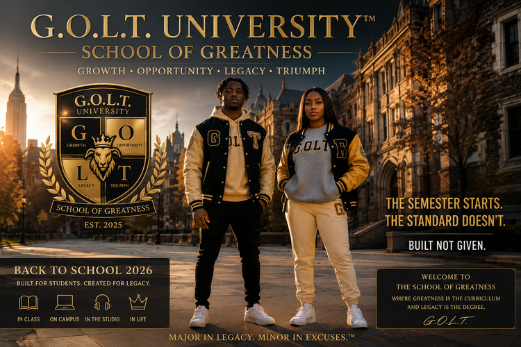 G.O.L.T. UNIVERSITY™ — SCHOOL OF GREATNESS