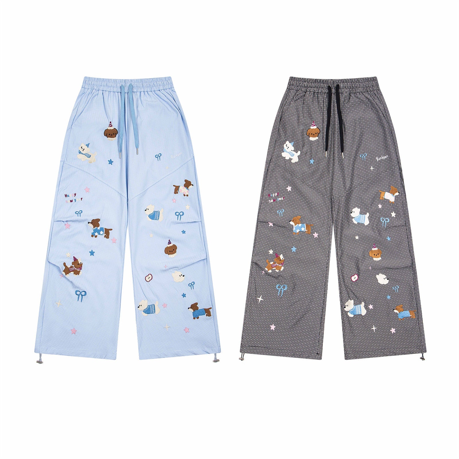 Striped Wide-Leg Pants, East Village | Men - BYMANYC ® New York-4