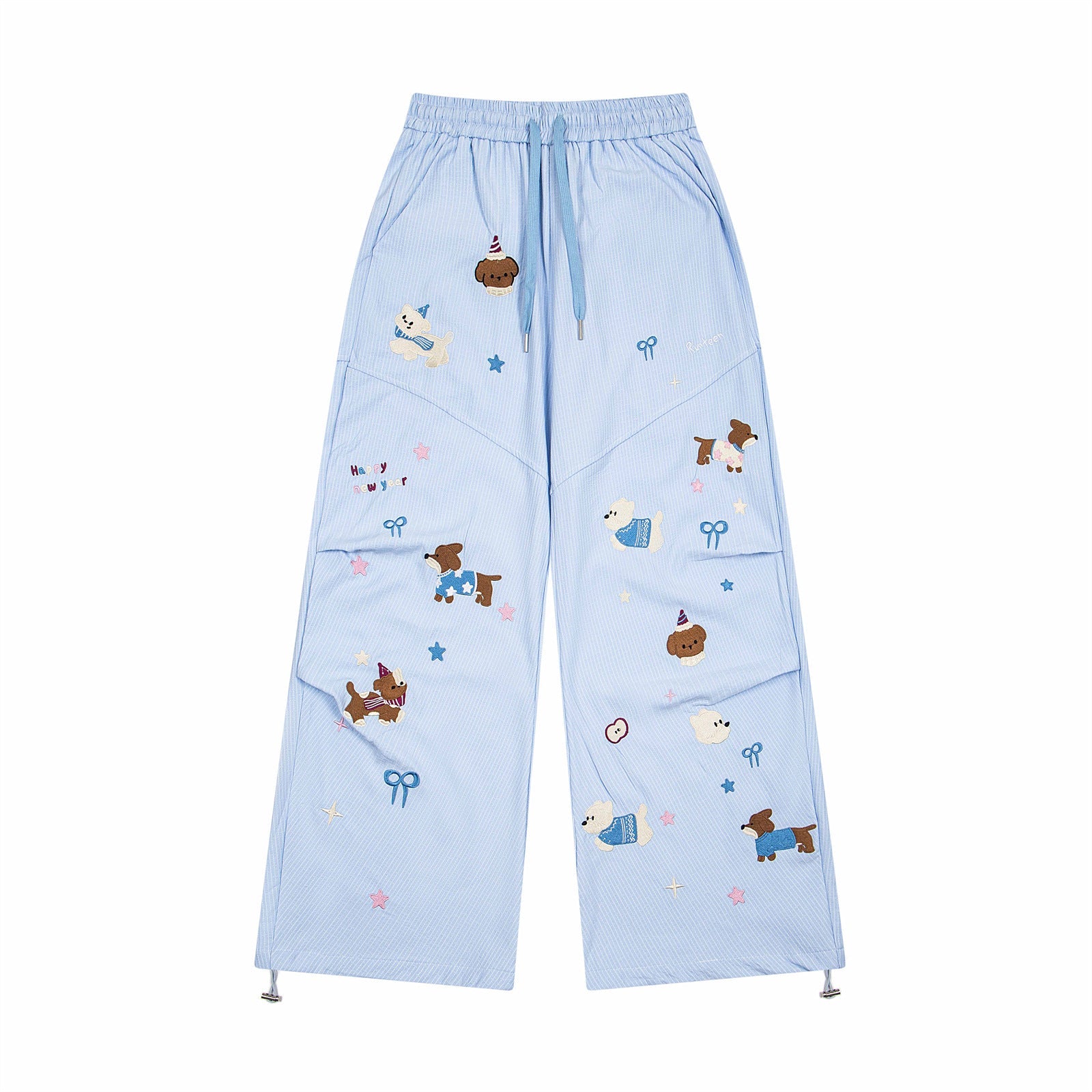 Striped Wide-Leg Pants, East Village | Men - BYMANYC ® New York-5