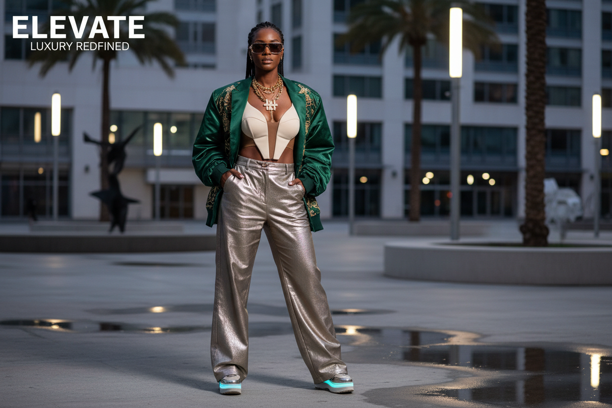 African American Female Model Hero Banner