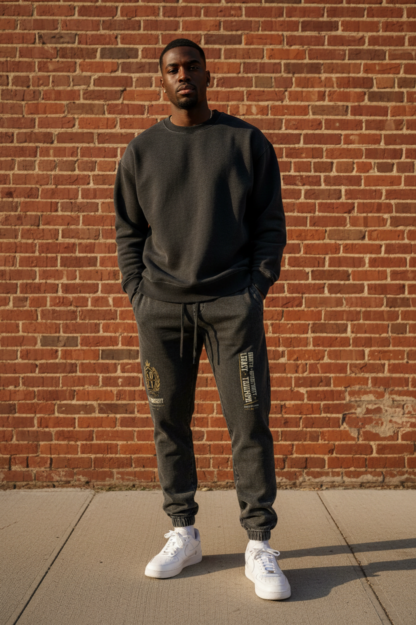 Dean's List Joggers — Male Model