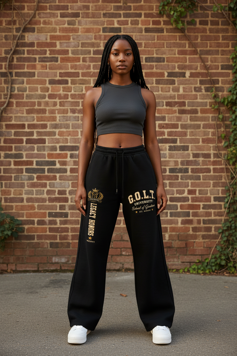 Legacy Honors Sweatpants — Female Model