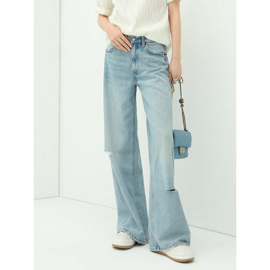 Vintage Flared Blue Jeans-0