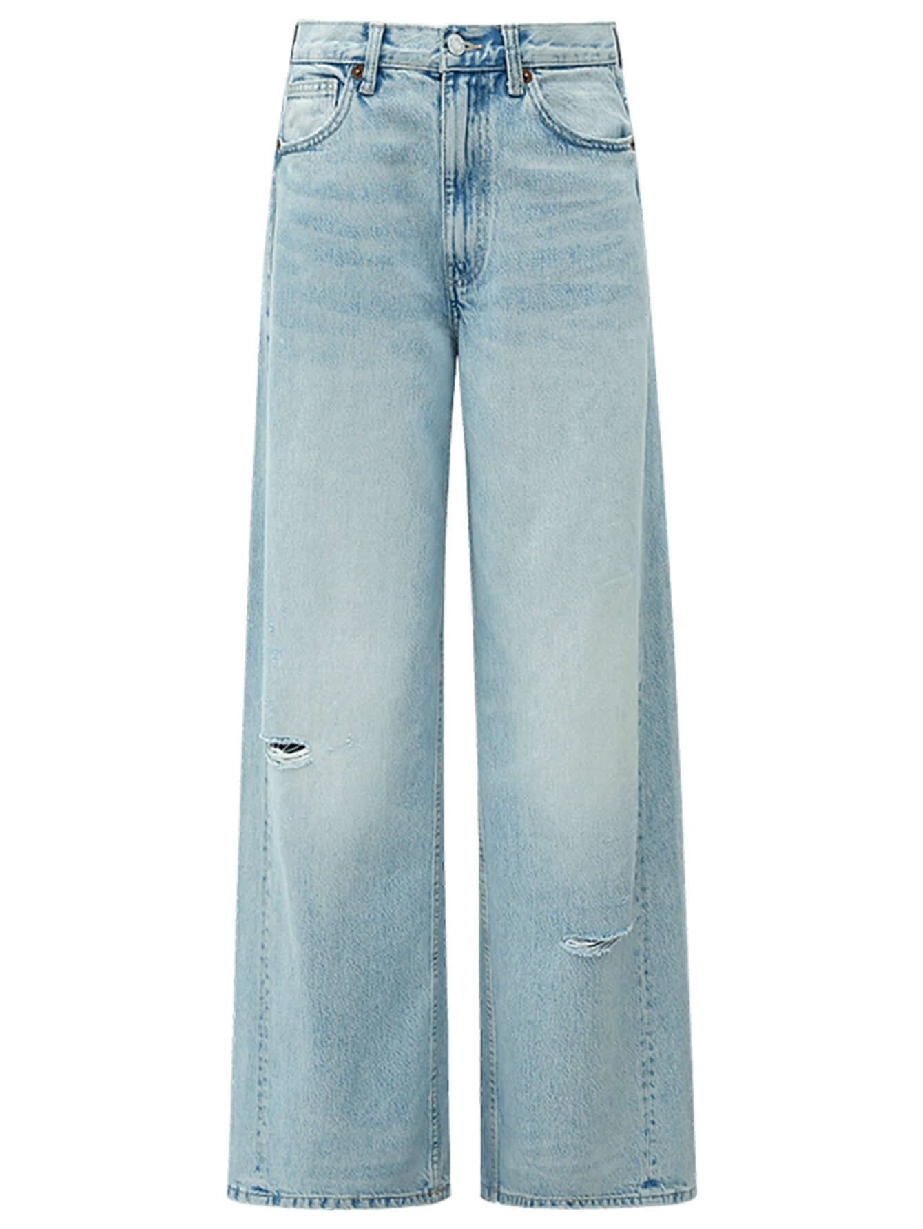 Vintage Flared Blue Jeans-3